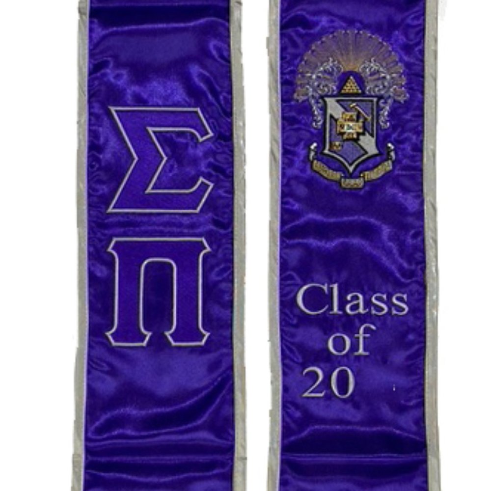 Sigma Pi class of 2025 Graduation Stole Sash